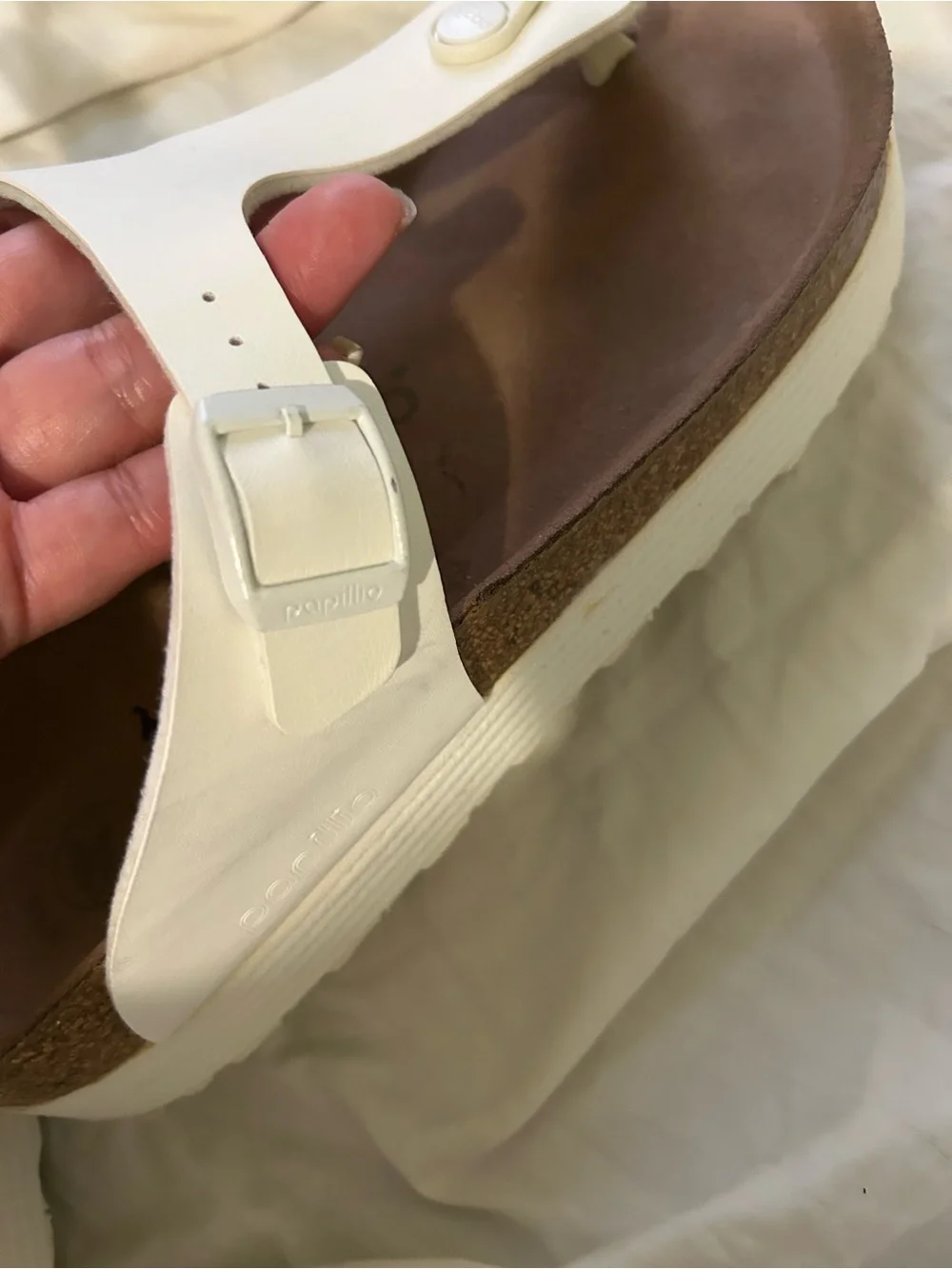 Birkenstock Papillo Gizeh Platform Sandals size 40